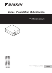 Daikin FWE-16FB Manuel D'installation Et D'utilisation