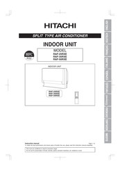 Hitachi RAF-25RXE Manuel D'instructions