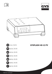 GYS GYSFLASH 40-12 FV Manuel D'utilisation