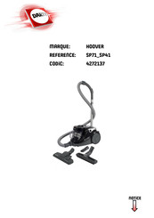 Hoover SP71 SP41 Manuel D'utilisation