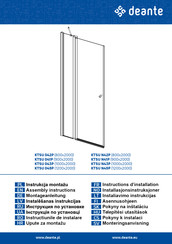 deante KTSU N41P Instructions D'installation