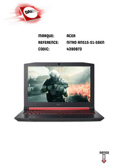 Acer AN515-51-56EN Manuel D'utilisation