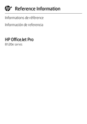 HP OfficeJet Pro 8120e Série Information