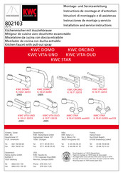 KWC DOMO K.10.61.03 Instructions De Montage Et D'entretien