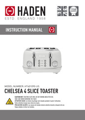 Haden CHELSEA 4 SLICE Guide D'utilisation Et D'entretien