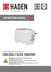 Haden CHELSEA 2 SLICE Guide D'entretien Et D'utilisation