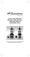 Binatone BLG-600S MK2 Manuel D'instructions