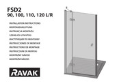 RAVAK FSD2 120 R Instructions De Montage