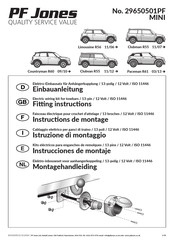 PF Jones 29650501PF mini Instructions De Montage