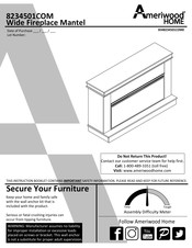 Ameriwood HOME 8234501COM Instructions D'assemblage