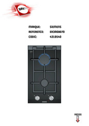 Siemens ER3A6BD70 Notice D'utilisation