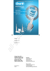 Braun Oral-B Professional TRIACTION 2500 Mode D'emploi