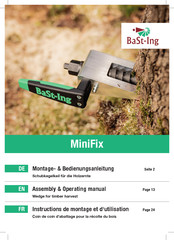 BaSt-ING MiniFix Instructions De Montage Et D'utilisation