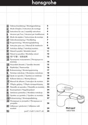 Hansgrohe Metropol 14837 Serie Mode D'emploi / Instructions De Montage