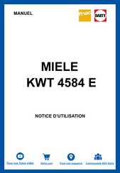 Miele KWT 4584 E Mode D'emploi