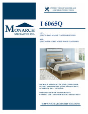 Monarch Specialties I 6065Q Instructions D'assemblage