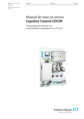 Endress+Hauser Liquiline Control CDC90 Manuel De Mise En Service
