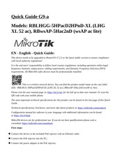 MikroTik RBwsAP-5Hac2nD Guide Rapide