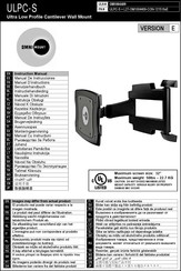 Omnimount ULPC-S Manuel D'instructions