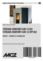MCZ SUITE COMFORT AIR 12 M2 Manuel D'installation Et D'utilisation