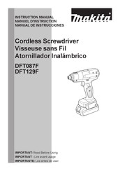 Makita DFT129F Manuel D'instructions