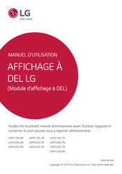 LG LAP020EL7B Manuel D'utilisation