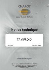 Charot TAMFROID Serie Notice Technique