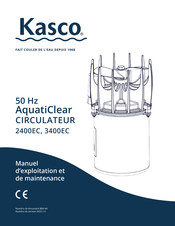 Kasco AquatiClear 3400EC Manuel De Maintenance