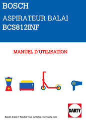 Bosch Unlimited BCS812INF Mode D'emploi