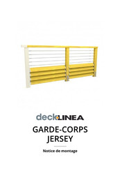 decklinea GARDE-CORPS JERSEY Notice De Montage