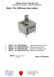 Charvet Pro 1000 G3FN/PL Notice D'installation