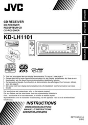 JVC KD-LH1101 Manuel D'instructions