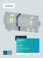 Siemens 6ES7134-6JD00-0DA1 Manuel