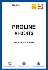 Proline VH334T2 Manuel D'utilisation