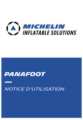 Michelin Inflatable Solutions PANAFOOT Notice D'utilisation