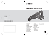 Bosch GSA 185-LI Professional Notice Originale