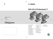 Bosch GSS 12V-13 Professional Notice Originale