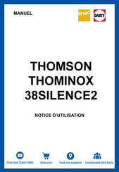 THOMSON THOMINOX38SILENCE2 Manuel D'utilisation