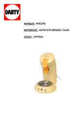 Philips HD7810/51 Manuel D'utilisation