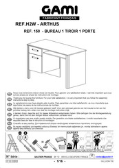 Gautier GAMI ARTHUS H2W Instructions De Montage