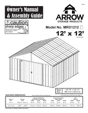 Arrow Storage Products MRD1212 Manuel De L'utilisateur Et Guide D'assemblage