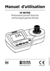 Hanna Instruments HI 96700 Manuel D'utilisation