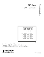 Alliance Laundry Systems NDCNGBGS456UG01 Guide A La Programmation