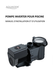 Aquagem DE22 Manuel D'installation Et D'utilisation