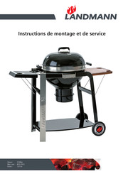 Landmann Black pearl select 31346 Instructions De Montage Et De Service