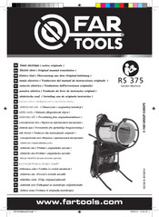 Far Tools RS 375 Notice Originale