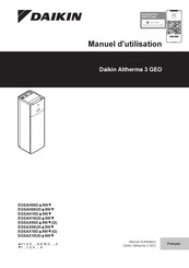 Daikin Altherma 3 GEO EGSAH06D Manuel D'utilisation