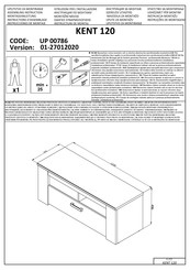 Forma Ideale KENT 120 UP 00786 Instructions D'assemblage