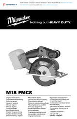 Milwaukee Heavy Duty M18 FMCS-502X Notice Originale