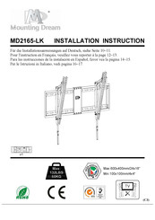 Mounting Dream MD2165-LK Instructions D'installation